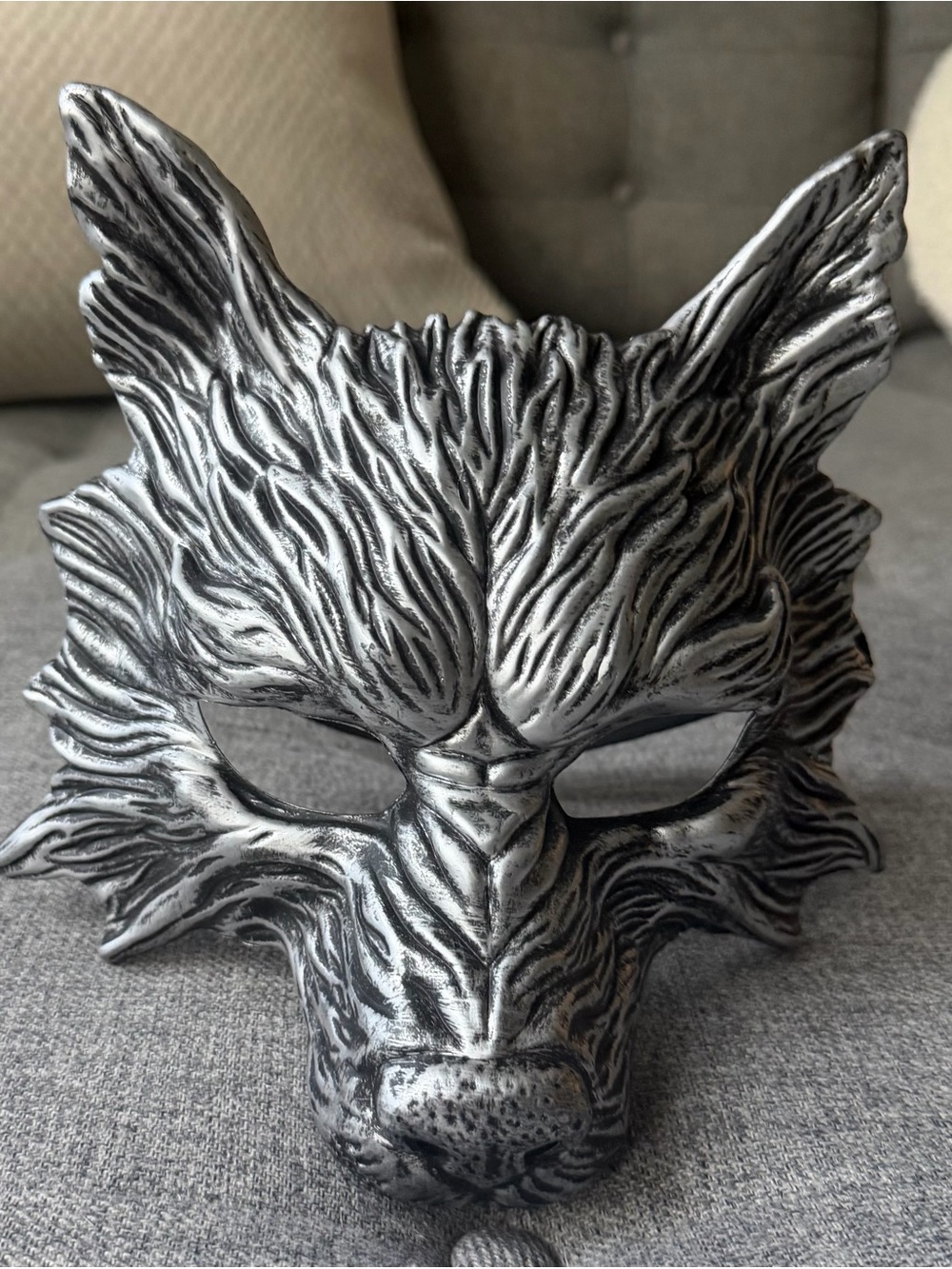 Scary Realistic Wolf Full Face Mask Masquerade